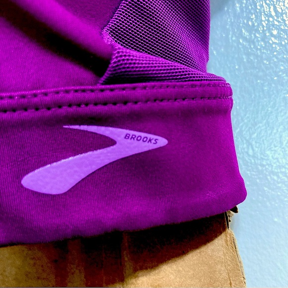 BROOKS Sports Exercise Running Racerback Bra Womens Fuschia Medium M D-DD - Picture 10 of 14